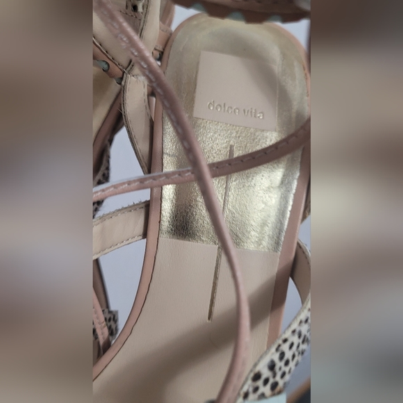 Dolce vita heaven lace up sandals heels - Picture 3 of 4